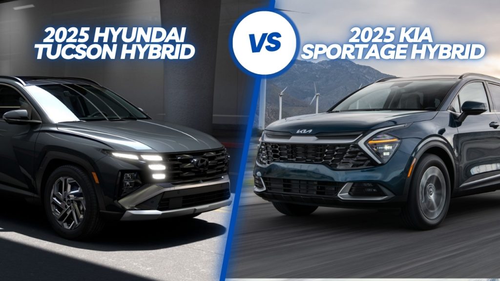 2025 Tucson Hybrid vs 2025 Sportage Hybrid