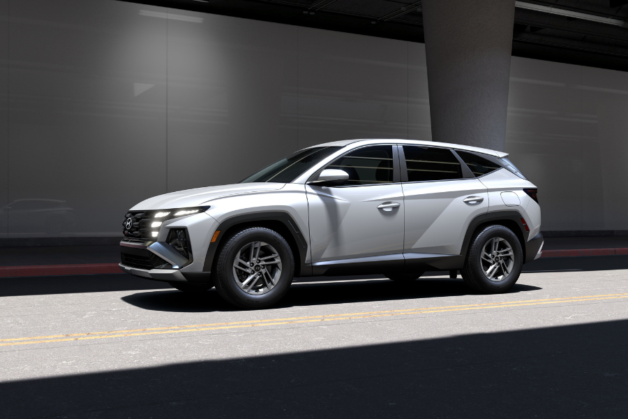 White 2025 Tucson Hybrid