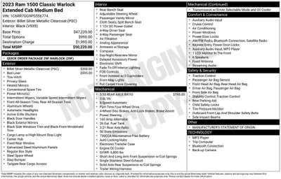 2023 RAM 1500 Classic Warlock