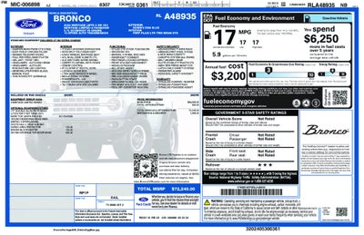 2024 Ford Bronco Heritage Limited Edition