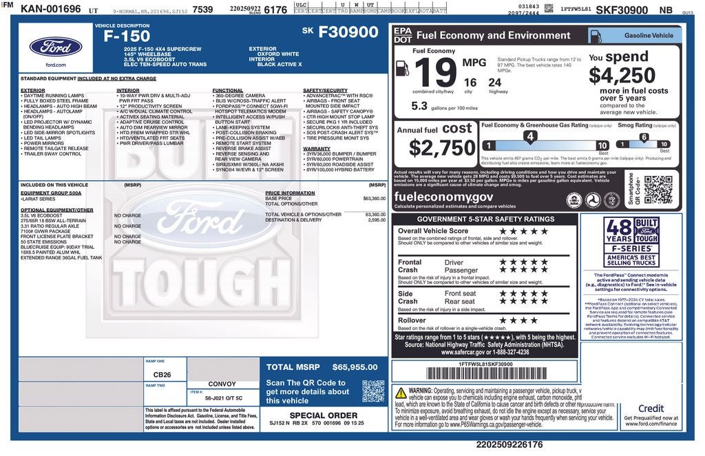 2025 Ford F-150 Lariat