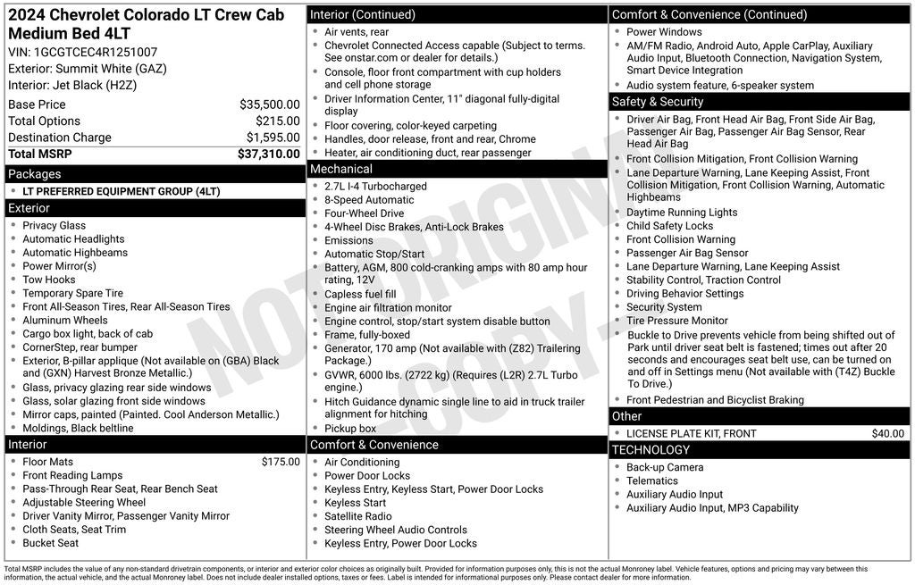 2024 Chevrolet Colorado LT