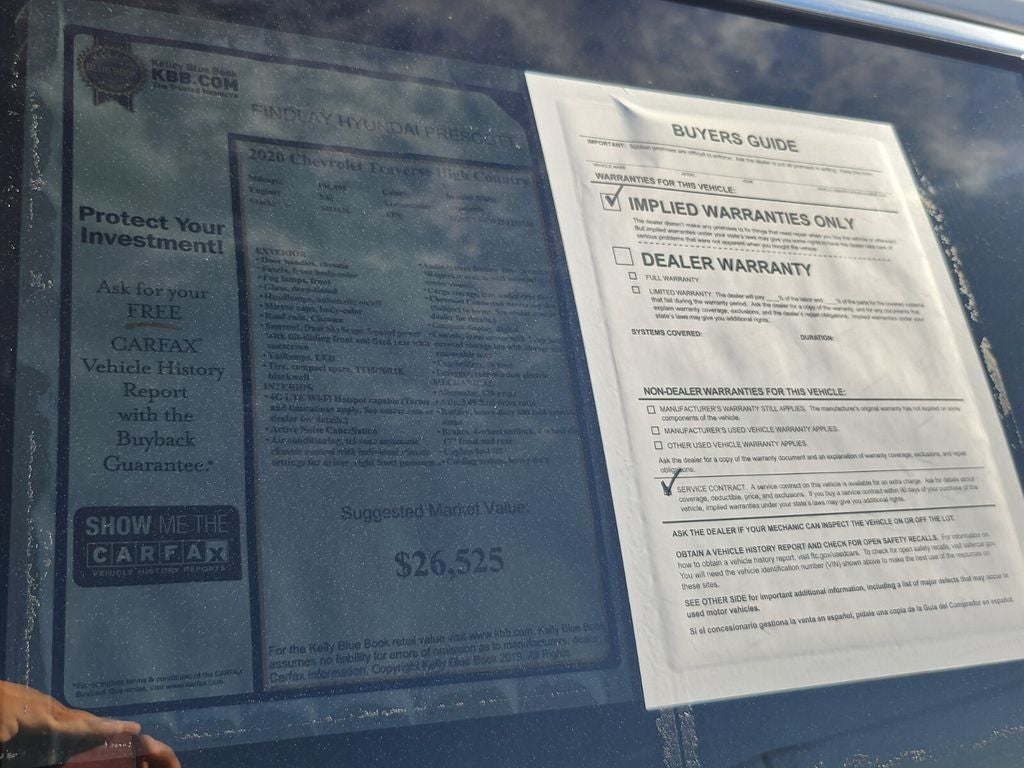 2020 Chevrolet Traverse High Country