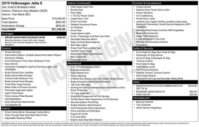 2019 Volkswagen Jetta 1.4T S