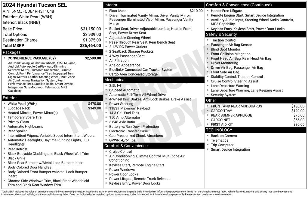 2024 Hyundai TUCSON SEL
