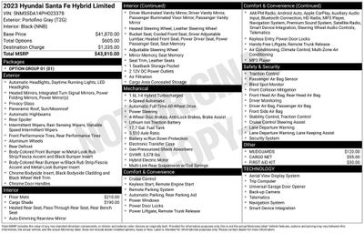 2023 Hyundai SANTA FE HYBRID Limited