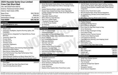 2025 Hyundai SANTA CRUZ Limited