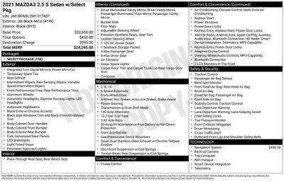 2021 Mazda Mazda3 Select