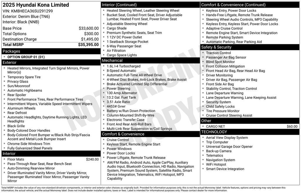 2025 Hyundai KONA Limited