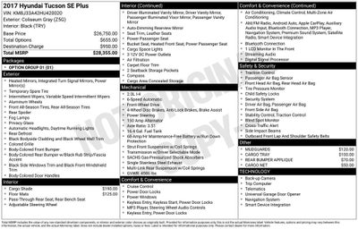 2017 Hyundai TUCSON SE Plus