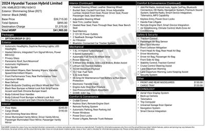 2024 Hyundai TUCSON HYBRID Limited