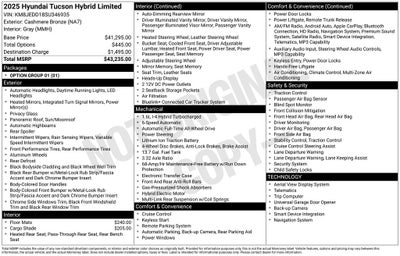 2025 Hyundai TUCSON HYBRID Limited