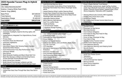 2025 Hyundai TUCSON PLUG-IN HYBRID Limited