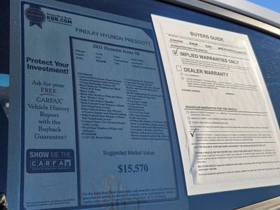 2021 Hyundai KONA SE