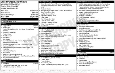 2021 Hyundai KONA Ultimate
