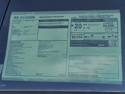 2026 Hyundai PALISADE Limited