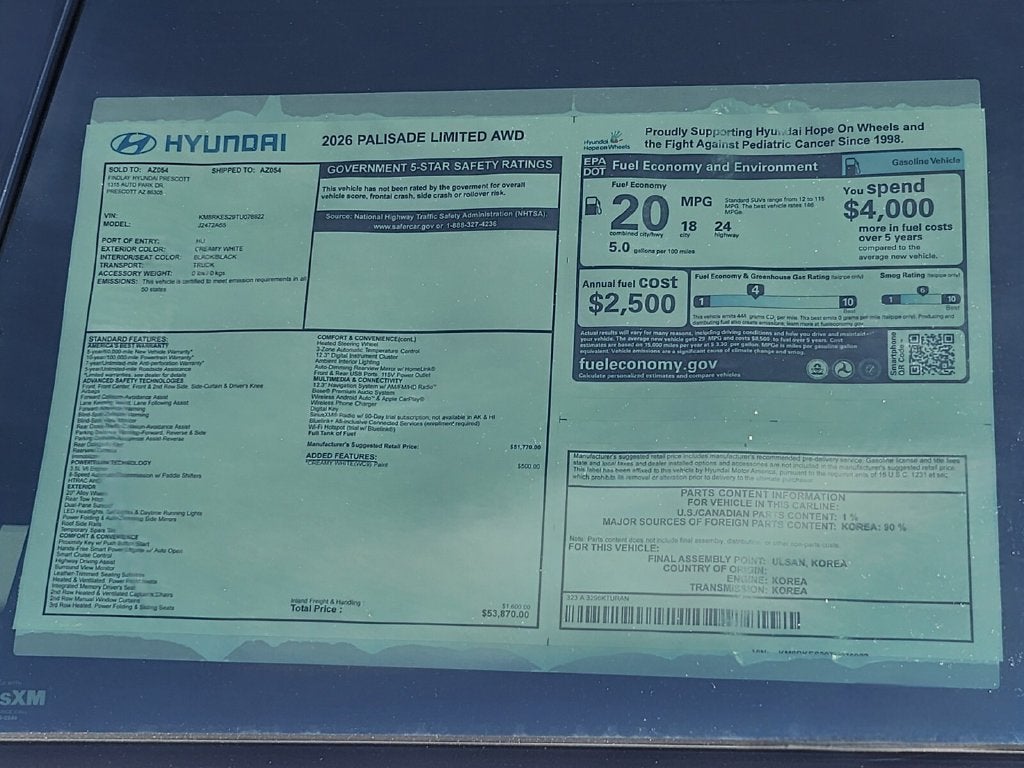 2026 Hyundai Palisade Limited - Photo 45