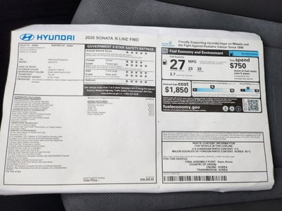 2026 Hyundai SONATA N Line