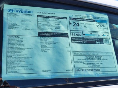 2026 Hyundai ELANTRA N Base