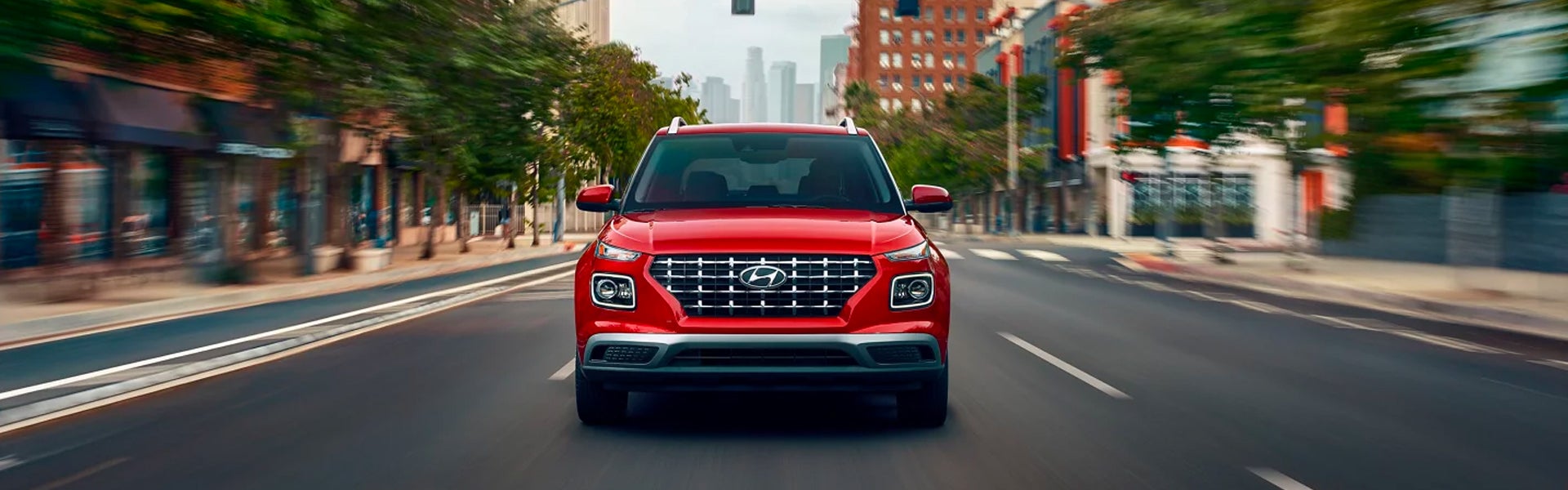 2024 Hyundai Venue on city street